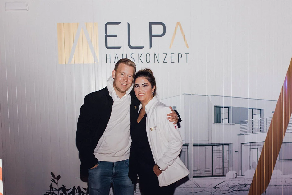Eleonora Pappagallo-Knopp und Daniel Knopp auf Baustellenfest